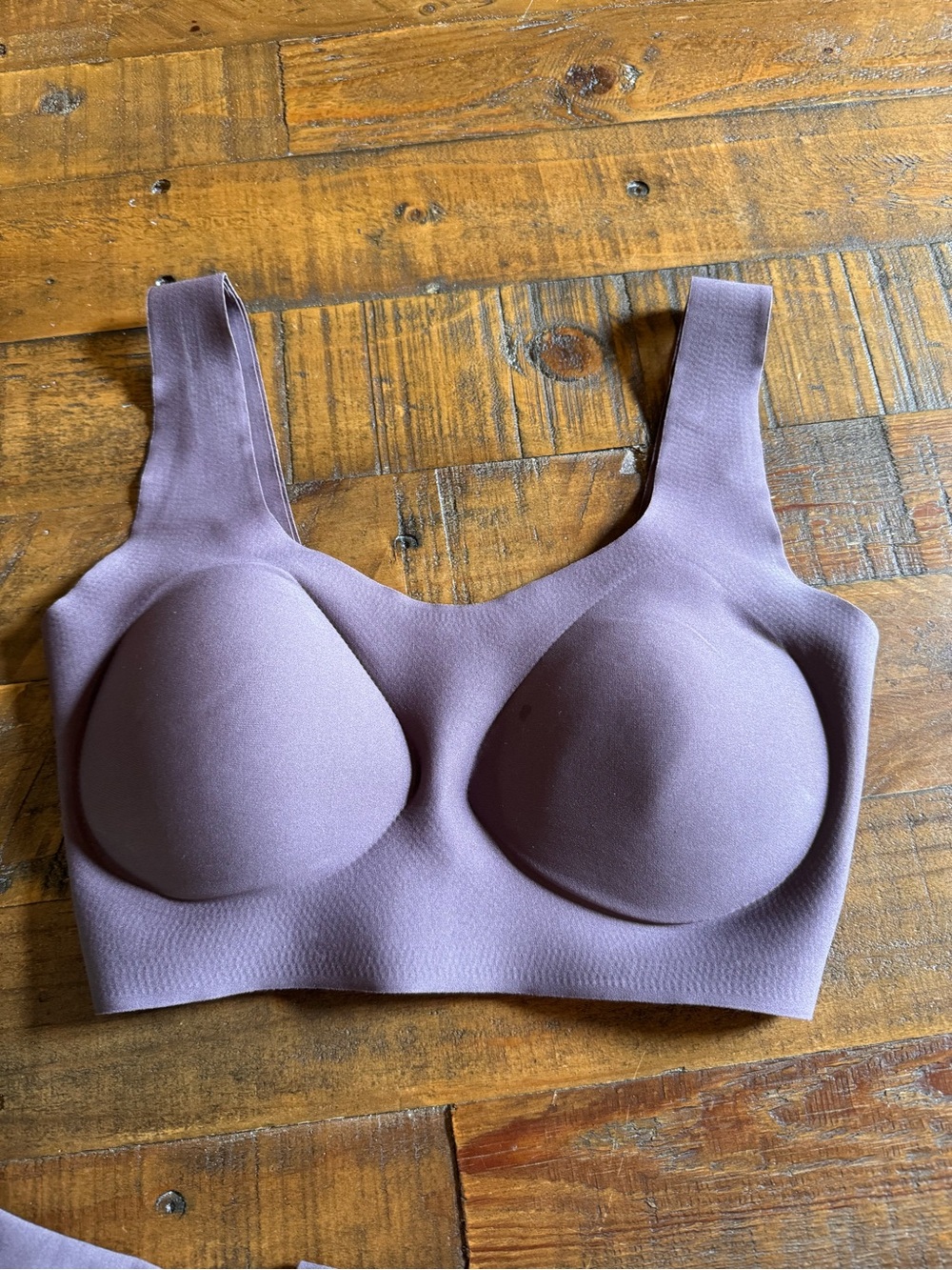 Molded Seamless Wireless Bra - Dusty Lavender